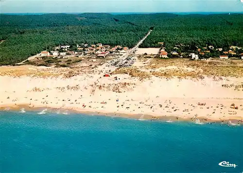 AK / Ansichtskarte Hourtin Vue generale aerienne de la plage dHourtin Plage Hourtin