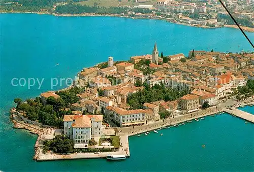 AK / Ansichtskarte Porec Fliegeraufnahme Porec