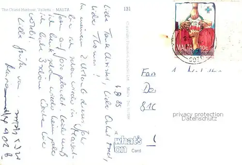 AK / Ansichtskarte Valletta_Malta The Grand Harbour Fliegeraufnahme Valletta_Malta