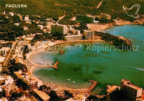 AK / Ansichtskarte Paguera_Mallorca_Islas_Baleares Fliegeraufnahme Paguera_Mallorca