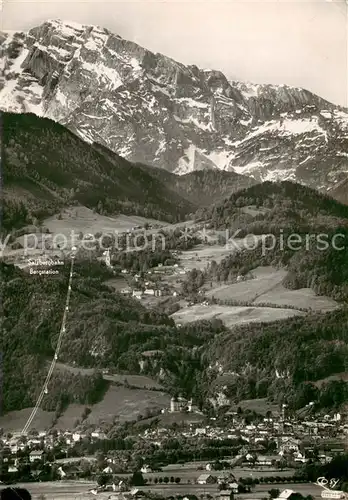 AK / Ansichtskarte Hallein Fliegeraufnahme mit Duerrnberg und Hohem Goell Hallein