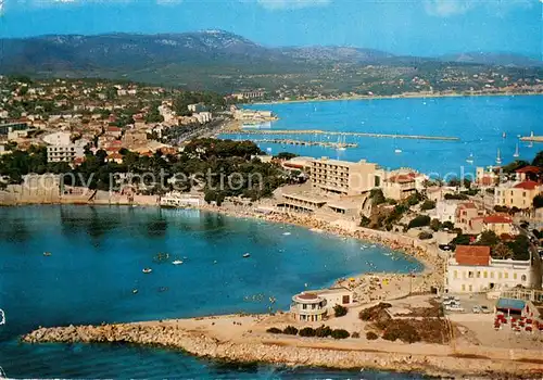 AK / Ansichtskarte Bandol sur Mer Vue generale aerienne Plage de Renecros Bandol sur Mer