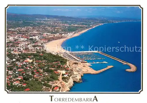 AK / Ansichtskarte Torredembarra Fliegeraufnahme Torredembarra
