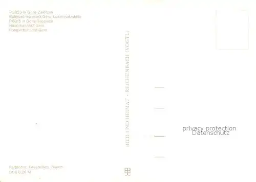 AK / Ansichtskarte Gera Eisenbahnknoten Dampflokomotiven P3023 P8015 Hauptbahnhof Rangierbahnhof Gera