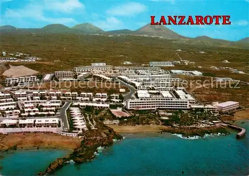 AK / Ansichtskarte Lanzarote_Kanarische Inseln Los Fariones Fliegeraufnahme Lanzarote