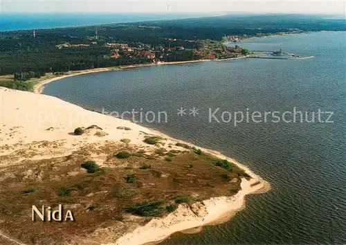 AK / Ansichtskarte Nida Fliegeraufnahme Nida
