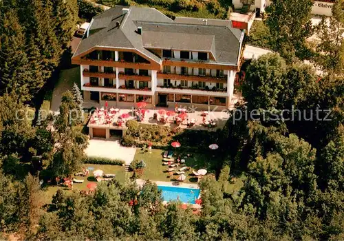 AK / Ansichtskarte Velden_Woerthersee Pension Schoenblick mit beheiztem Pool Velden Woerthersee