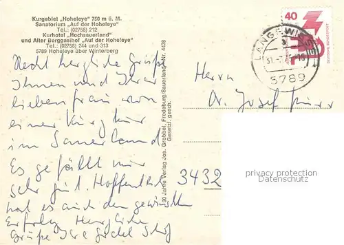 AK / Ansichtskarte Hoheleye Kurhotel Hochsauerland und Alter Berggasthof Auf der Hoheleye Fliegeraufnahme Hoheleye