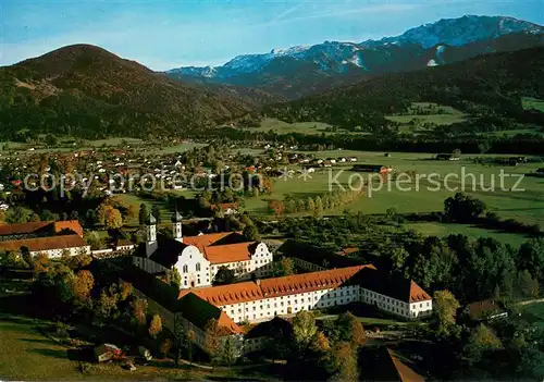 AK / Ansichtskarte Benediktbeuern Kloster Benediktbeuern Fliegeraufnahme Benediktbeuern