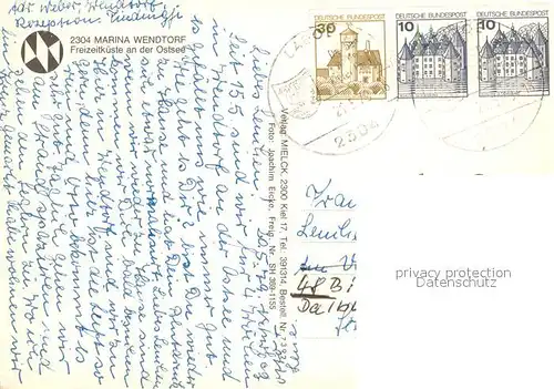 AK / Ansichtskarte Wendtorf Marina Wendtorf Fliegeraufnahme Wendtorf