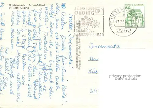 AK / Ansichtskarte St_Peter Ording Fliegeraufnahme St_Peter Ording