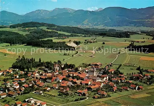 AK / Ansichtskarte Grabenstaett_Chiemsee Fliegeraufnahme Grabenstaett_Chiemsee