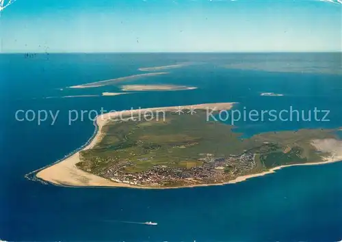 AK / Ansichtskarte Borkum Fliegeraufnahme Borkum