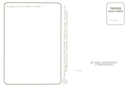 AK / Ansichtskarte Groenenbach_Bad Fliegeraufnahme mit Vorarlberger und Schweizer Alpen mit Saentis Groenenbach_Bad