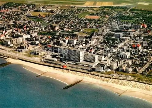 AK / Ansichtskarte Westerland_Sylt Fliegeraufnahme Westerland_Sylt