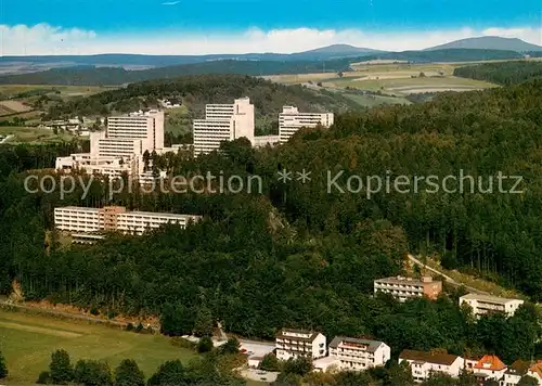 AK / Ansichtskarte Bad_Neustadt Rhoen Klinikum Fliegeraufnahme Bad_Neustadt