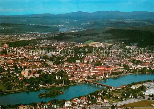 AK / Ansichtskarte Bad_Saeckingen_Hochrhein Fliegeraufnahme mit Thermal Mineral Heilbad 