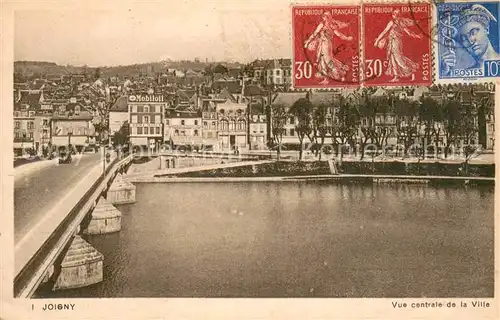 AK / Ansichtskarte Joigny_Yonne Vue centrale de la Ville Joigny Yonne