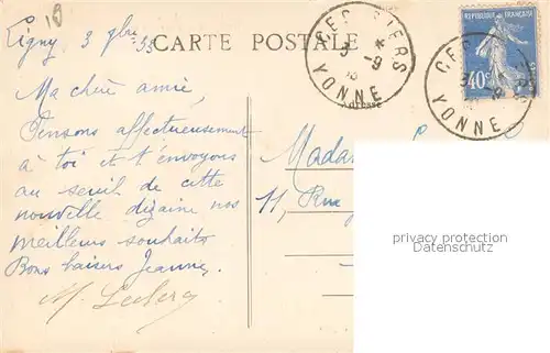 AK / Ansichtskarte Auxerre Vue generale et l Yonne Auxerre