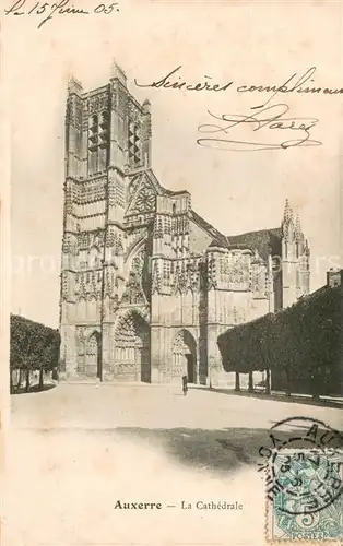 AK / Ansichtskarte Auxerre Le Cathedrale Auxerre