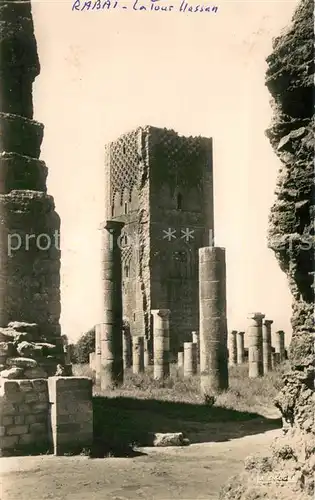 AK / Ansichtskarte Rabat_Marokko La Tour Hassan Rabat Marokko