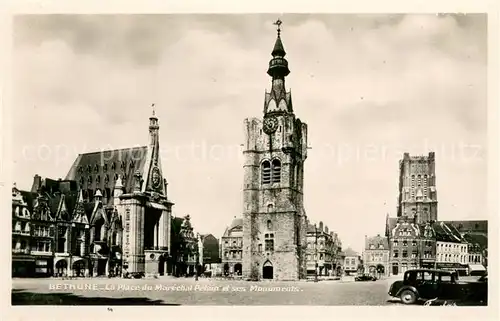 AK / Ansichtskarte Bethune Place du Marechal Pelain et ses Monuments Bethune