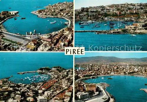 AK / Ansichtskarte Piraeus Panorama Tourkolimano und Pachalimani Fliegeraufnahmen 