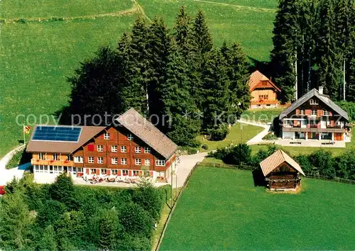 AK / Ansichtskarte Schwanden_Sigriswil Ferienhaus Baergsunne Fliegeraufnahme 