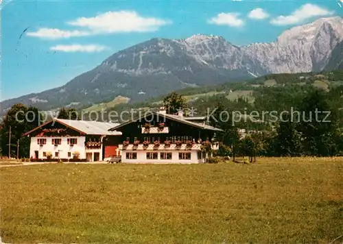 AK / Ansichtskarte Schoenau_Berchtesgaden Krennlehen Ferienwohnungen Berchtesgadener Alpen Schoenau Berchtesgaden