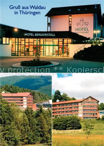 AK / Ansichtskarte Waldau_Thueringen Hotel Bergkristall Waldau Thueringen