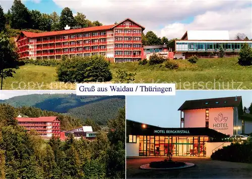 AK / Ansichtskarte Waldau_Thueringen Hotel Bergkristall Waldau Thueringen