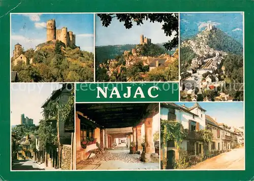 AK / Ansichtskarte Najac Chateau vue d ensemble Najac