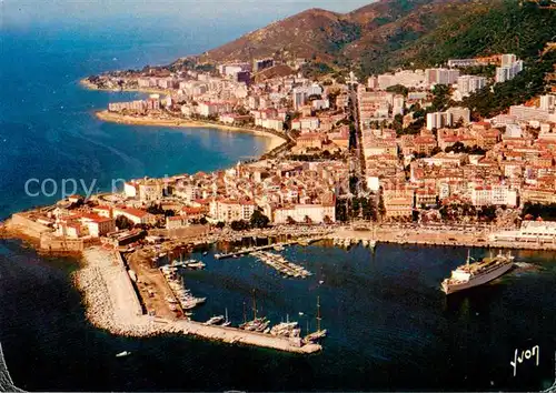 AK / Ansichtskarte Ajaccio Vue aerienne du port et de la ville Ajaccio