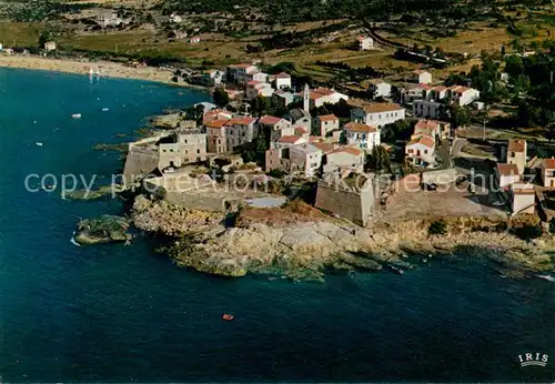 AK / Ansichtskarte Algajola Station touristique Collection Charmes et Couleurs de la Corse vue aeriennne Algajola