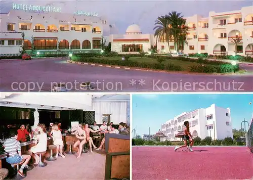 AK / Ansichtskarte Port_El Kantaoui Hotel Abou Sofiane Bar Tennis Port El Kantaoui
