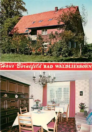 AK / Ansichtskarte Bad_Waldliesborn Gaestehaus Pension Haus Bornefeld Bad_Waldliesborn