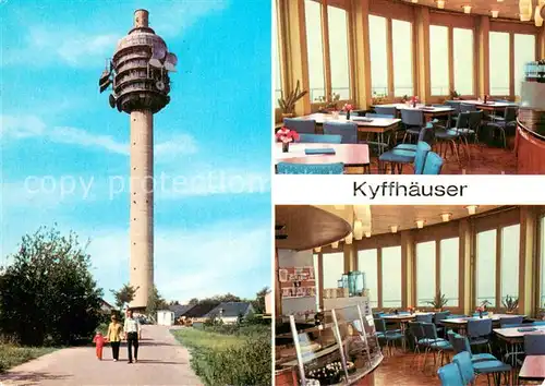 AK / Ansichtskarte Kyffhaeuser Fernsehturm auf dem Kulpenberg Restaurant Kyffhaeuser