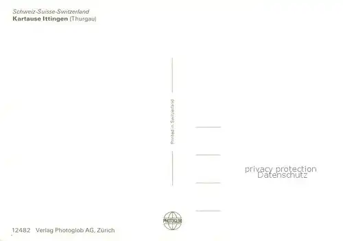 AK / Ansichtskarte Ittingen Kartause Panorama Ittingen