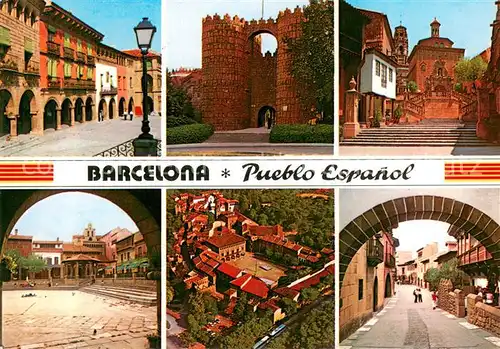 AK / Ansichtskarte Barcelona_Cataluna Pueblo Espanol Barcelona Cataluna