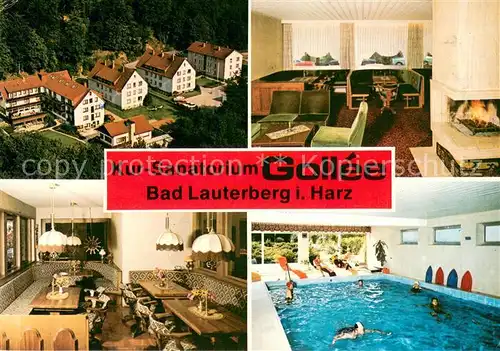 AK / Ansichtskarte Bad_Lauterberg Kneipp Kurheim Sanatorium Gollee Hallenbad Bad_Lauterberg