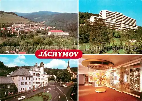 AK / Ansichtskarte Jachymov Panorama Sanatorium Stadtzentrum Museum Jachymov