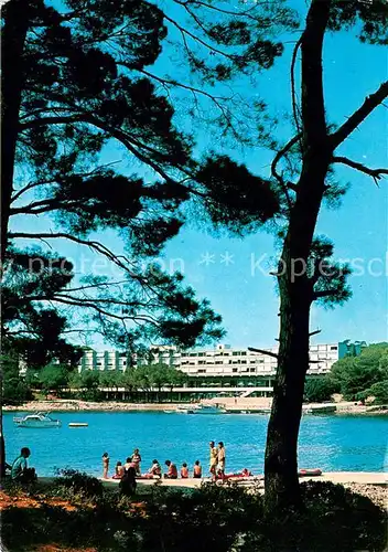 AK / Ansichtskarte Crveni_Otok Hotel Istra Bucht Strand 