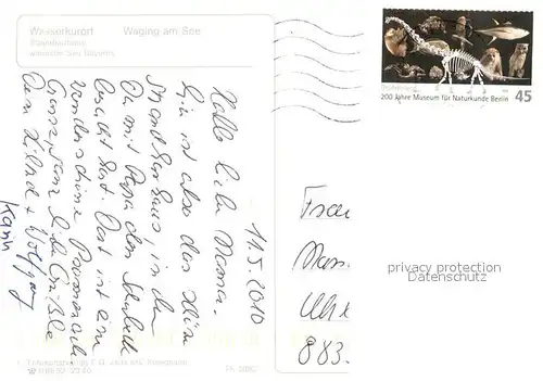 AK / Ansichtskarte Waging_See Strandkurhaus Waging_See