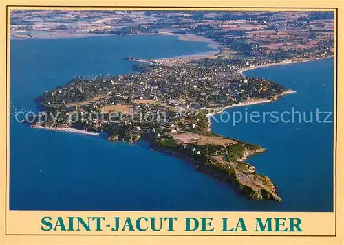 AK / Ansichtskarte Saint Jacut de la Mer La pointe et les plages vue aerienne Collection Couleurs de Bretagne Saint Jacut de la Mer