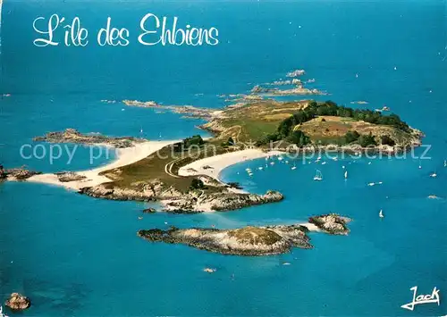 AK / Ansichtskarte Saint Jacut de la Mer Ile des Ehbiens vue aerienne Saint Jacut de la Mer