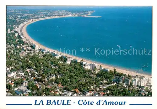 AK / Ansichtskarte La_Baule_sur_Mer La plus belle plage d Europe vue aerienne La_Baule_sur_Mer