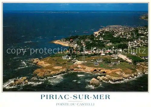 AK / Ansichtskarte Piriac sur Mer La pointe du Castelli Collection Couleurs de Bretagne vue aerienne Piriac sur Mer