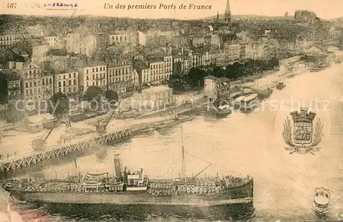 AK / Ansichtskarte Cherbourg Un des premiers Ports de Frnace Cherbourg