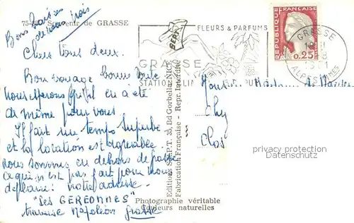 AK / Ansichtskarte Grasse_Alpes_Maritimes Teilansichten Markt Grasse_Alpes_Maritimes