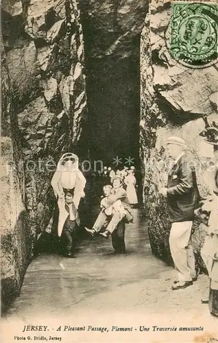 AK / Ansichtskarte Jersey_Kanalinsel A Pleasant Passage Piemont  